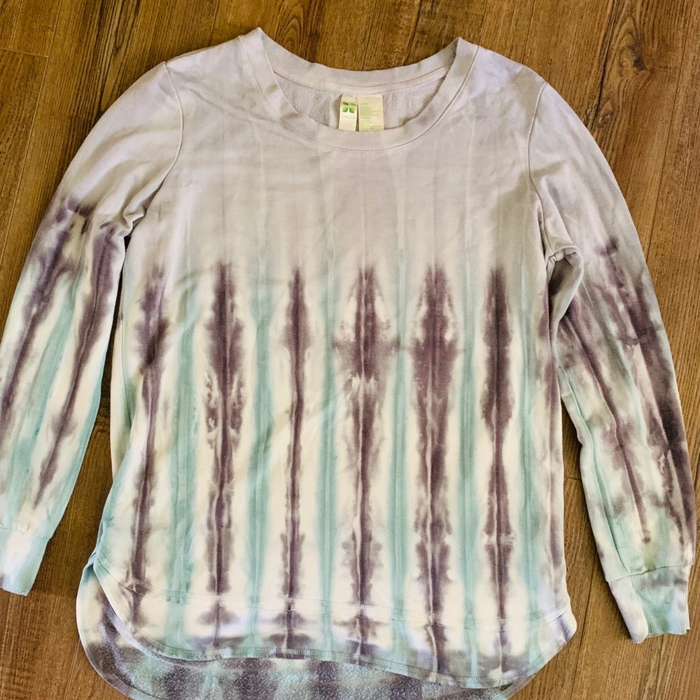 EUC Large GreenTea Tie Dye Shirt